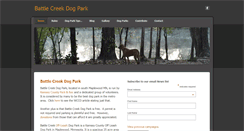 Desktop Screenshot of battlecreekdogpark.org